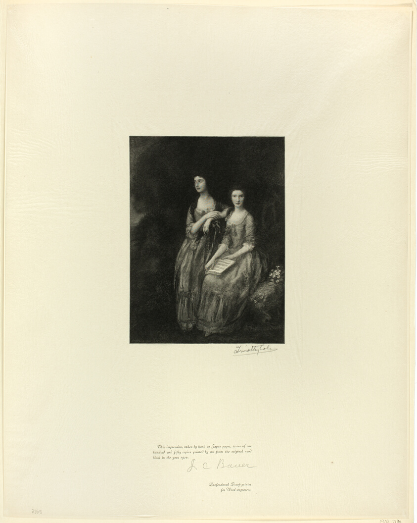 The Sisters: Mrs. Sheridan and Mrs. Tickell, from Old English Masters