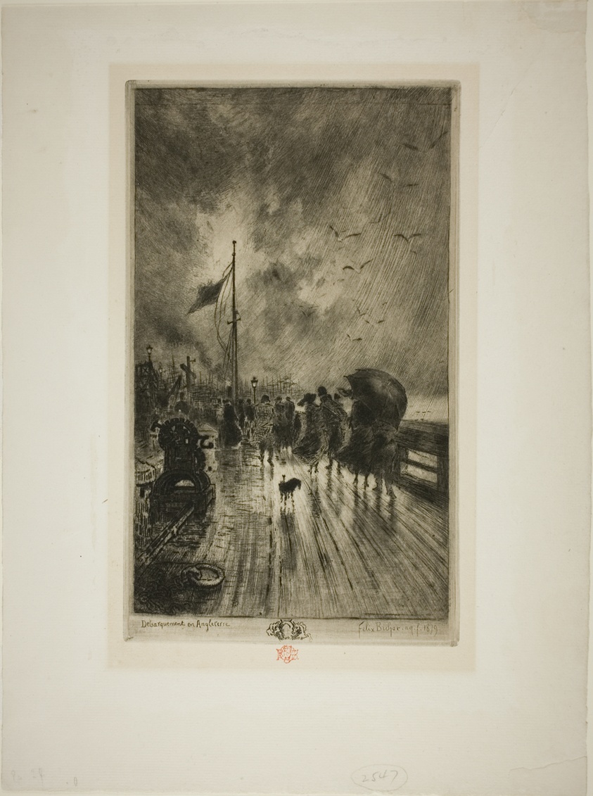 Disembarkation in England