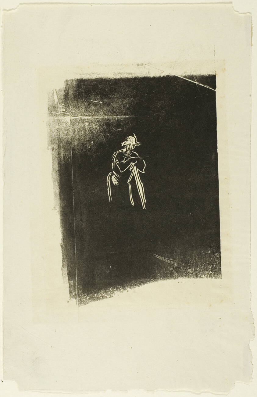 Man Resting On His Spade