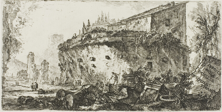 Tomb of the Scipios, plate 18 from Some Views of Triumphal Arches and other arches