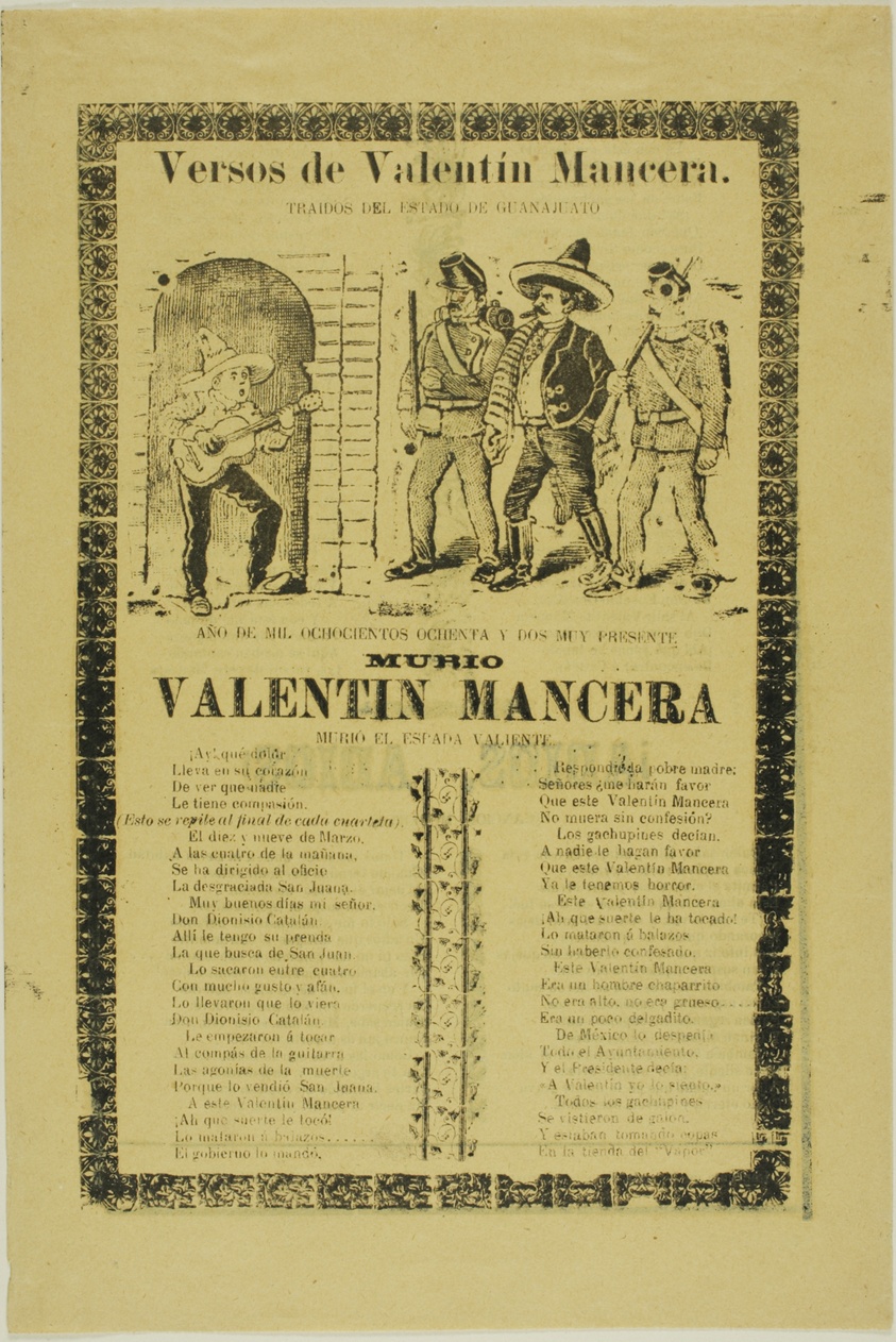 Verses of Valentin Mancera