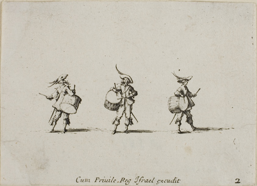 Drill with Drums, plate two from The Military Exercises