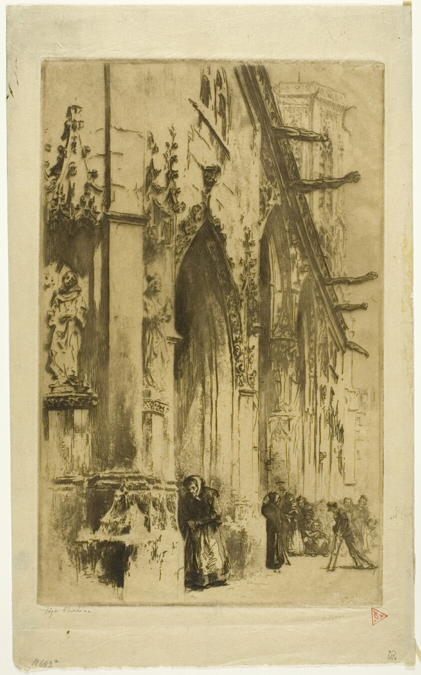 Entrance to Saint-Germain-l'Auxerrois, Paris