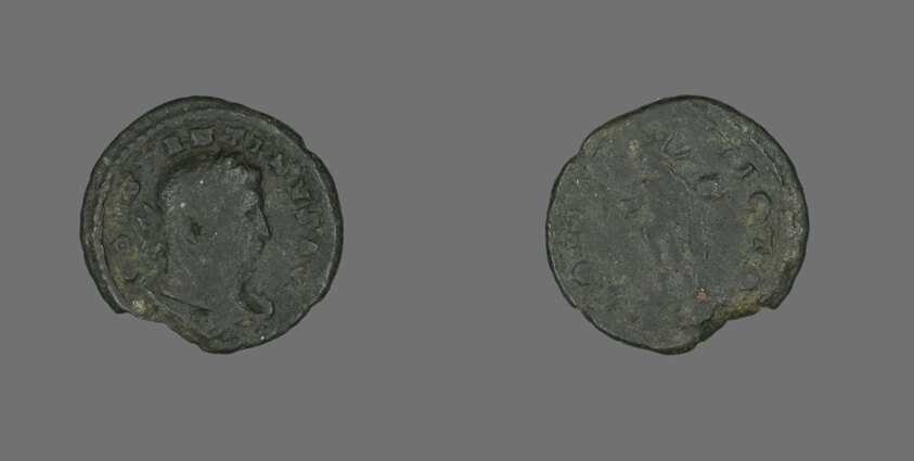 Coin Portraying Emperor Constantine I