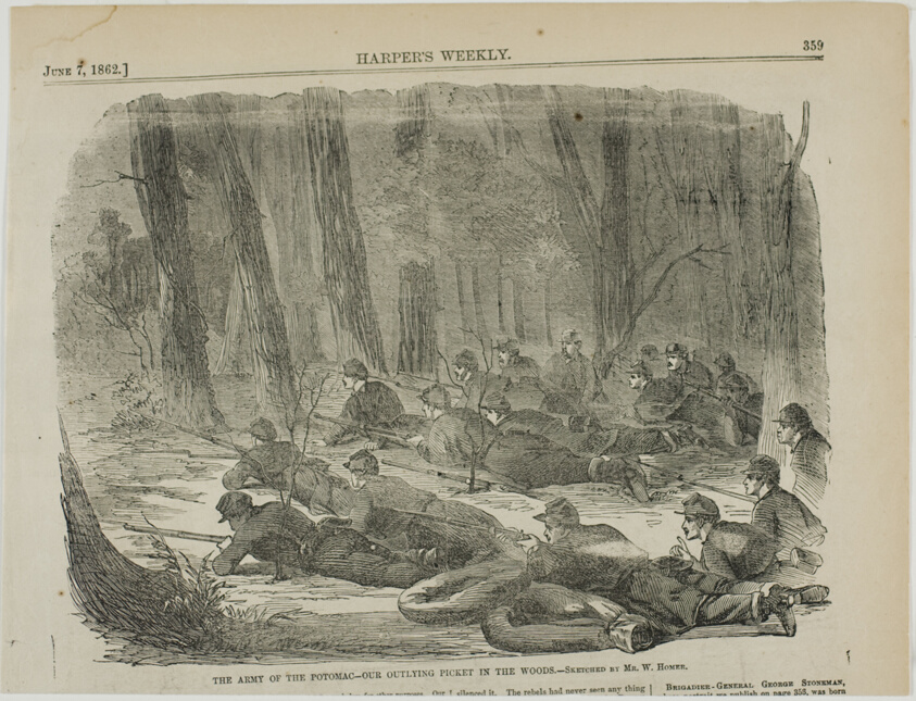 The Army of The Potomac—Our Outlying Picket in the Woods