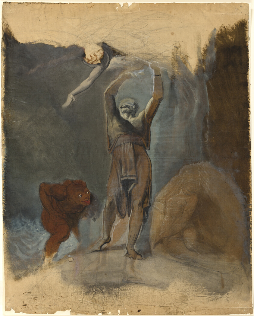 Prospero, Miranda, Caliban and Ariel
