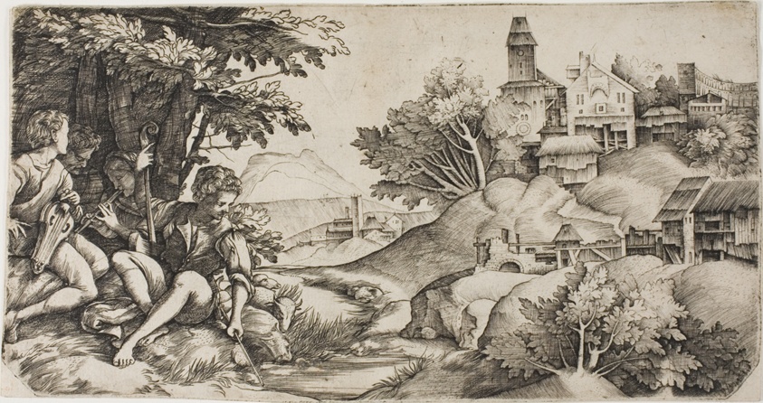 Shepherds in a Landscape
