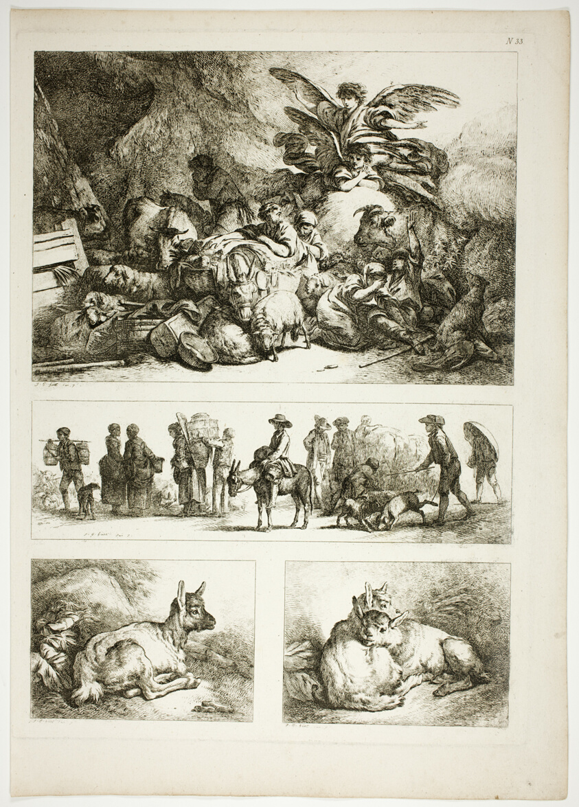 Plate 33 of 38 from Oeuvres de J. B. Huet