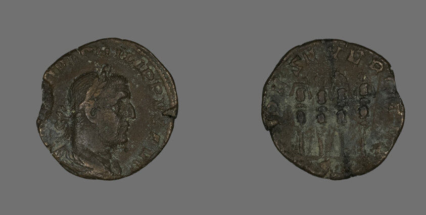 Coin Portraying Philip the Arab