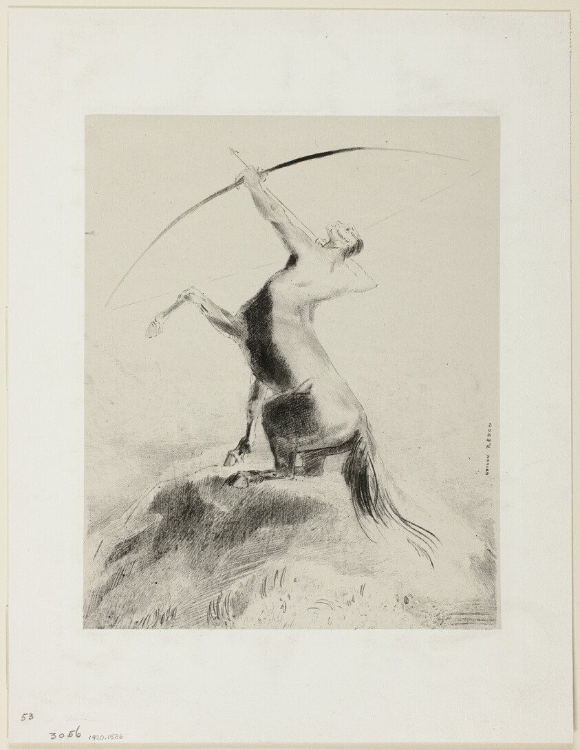 Centaur Aiming at the Clouds