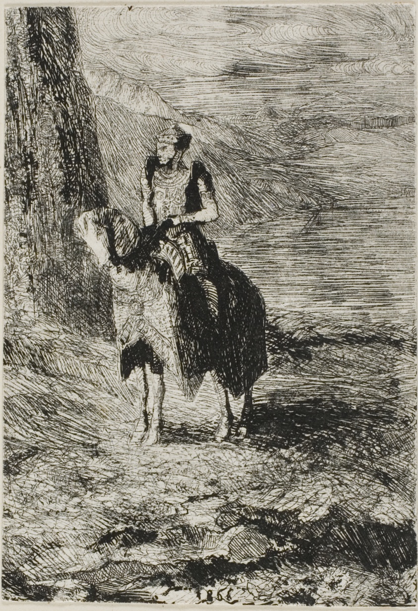 Horseman Waiting