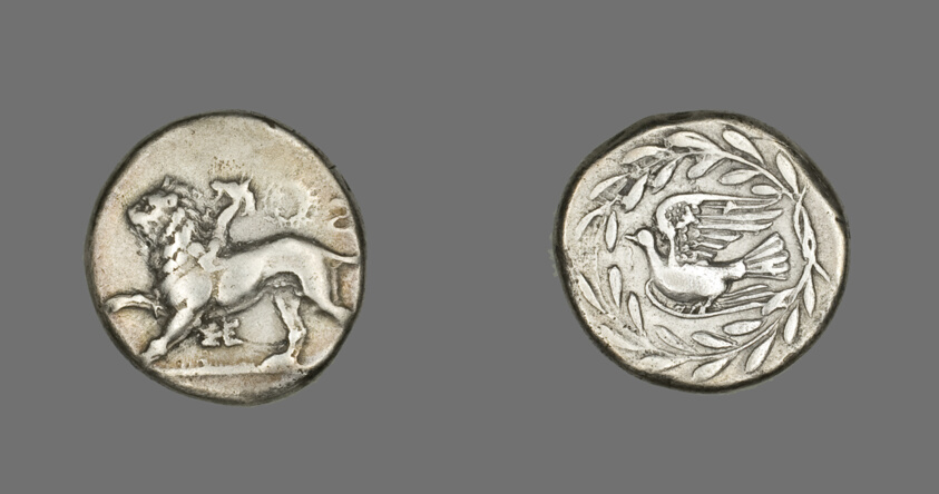Aeginetic Stater (Coin) Depicting a Chimera