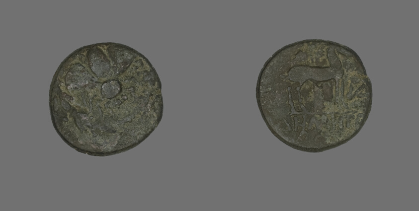 Coin Depicting a Wreath