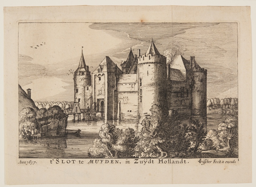 The Castle of Muiden (in reverse), from Four Castles in Holland and Utrecht