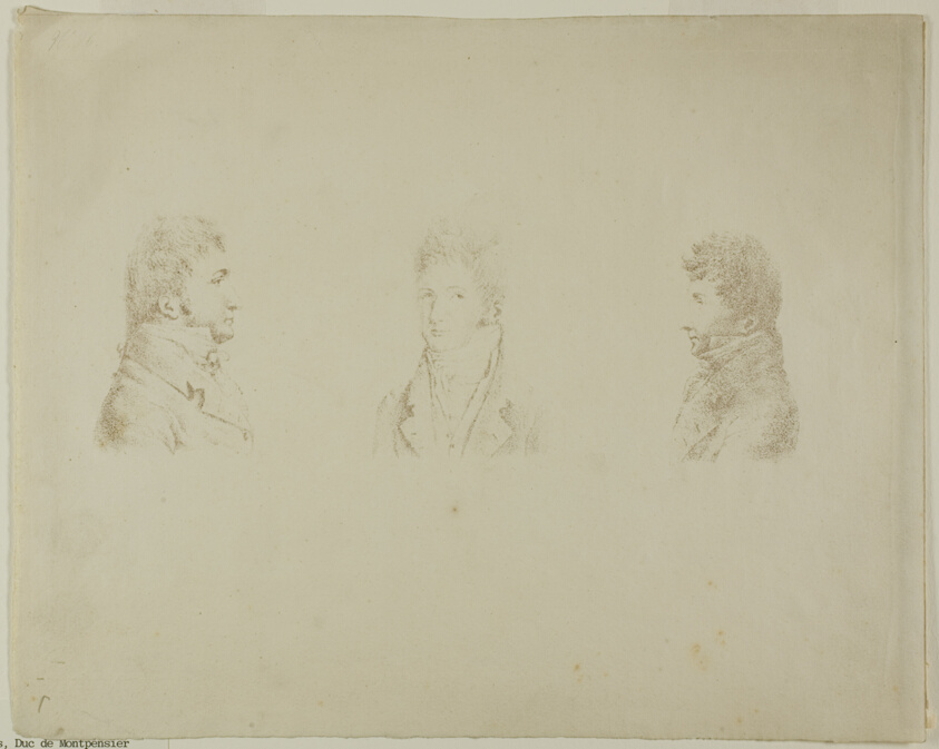 Bust Portraits of Three Brothers