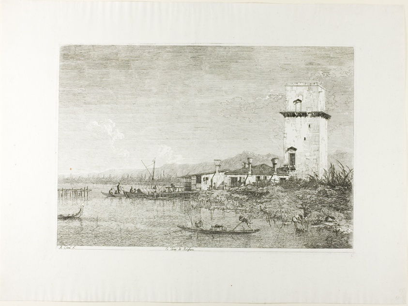 The Tower of Malghera, from Vedute