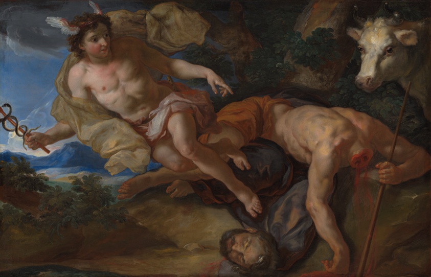Mercury Rescues the Disguised Io after Beheading Argus