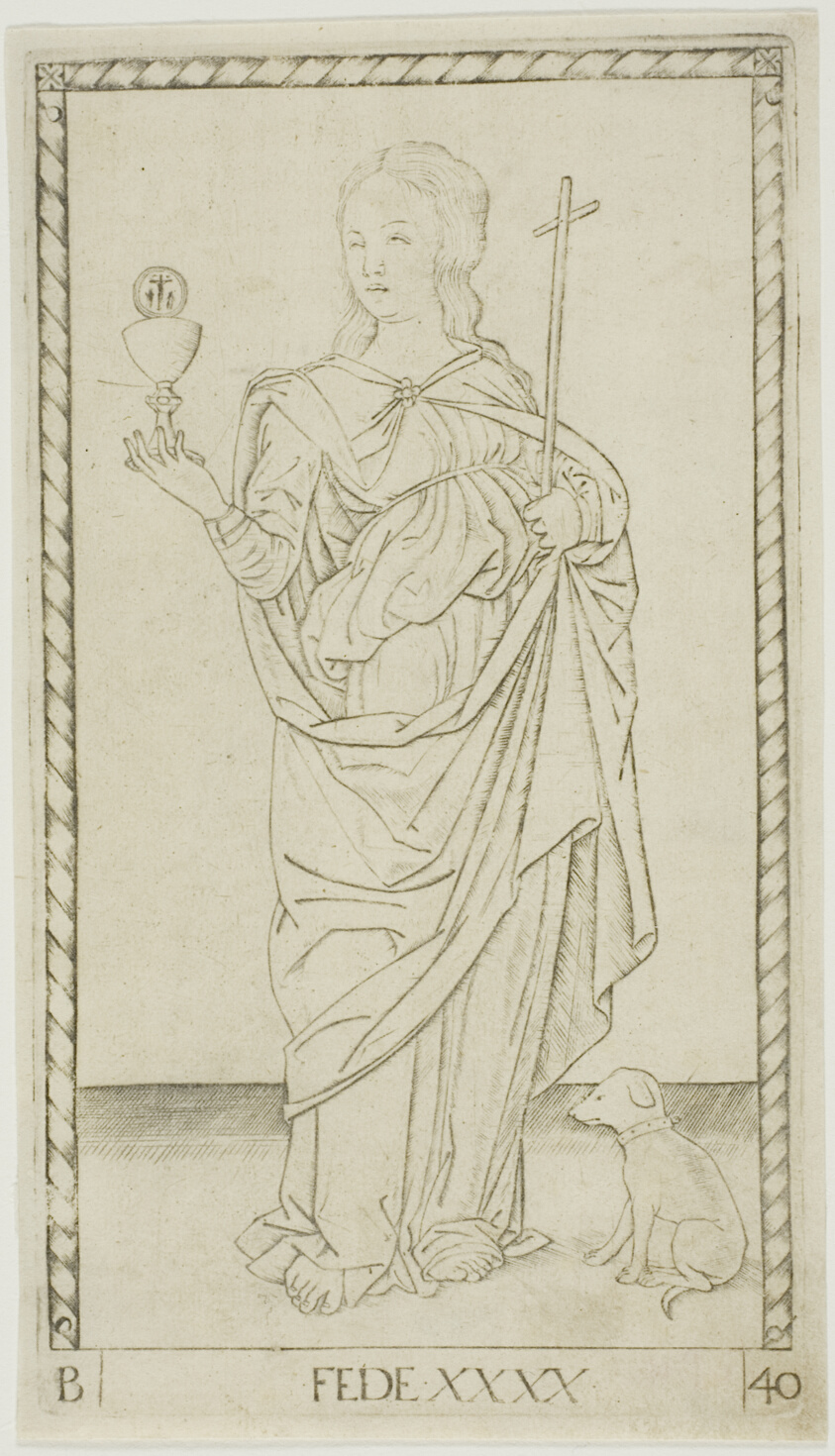 Faith plate 40 from Genii and Virtues