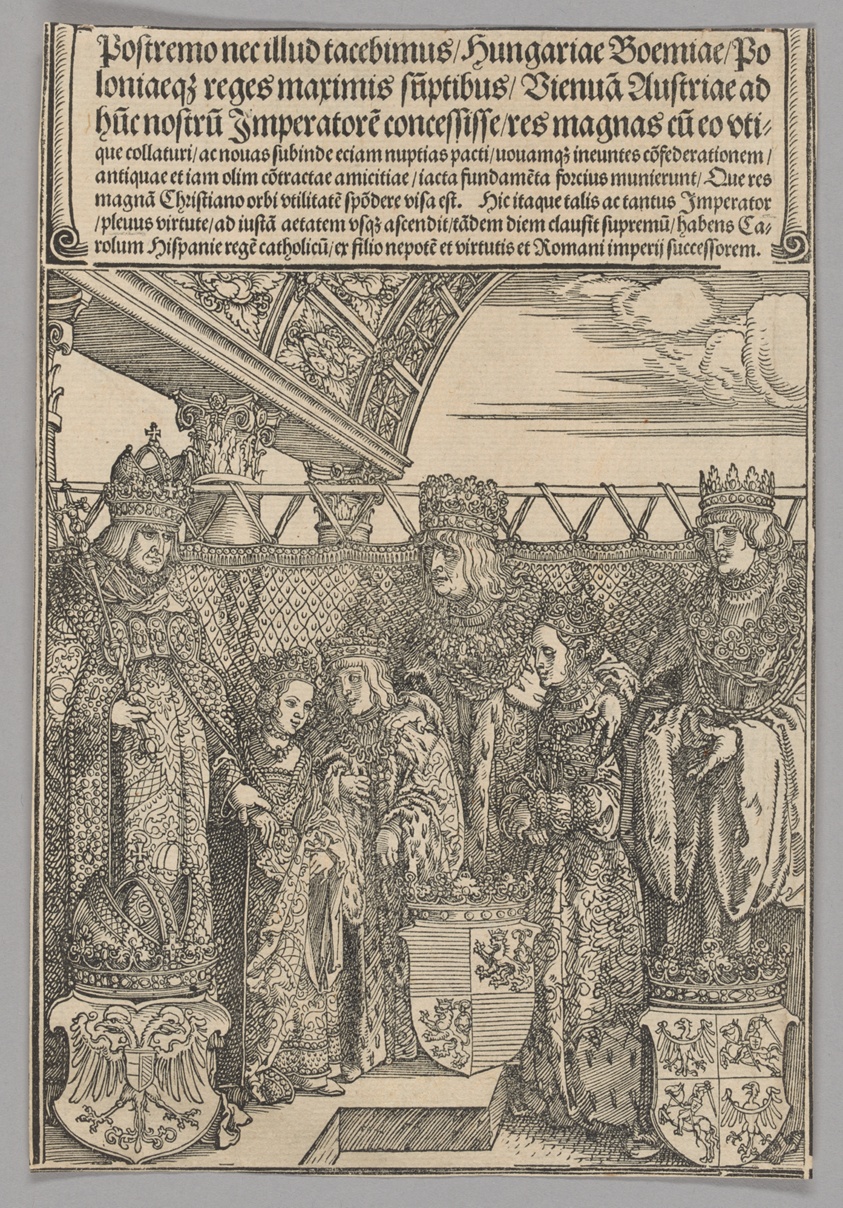 Congress and double Betrothal in Vienna, plate 23 from Historical Scenes from the Life of Emperor Maximilian I from the Triumphal Arch