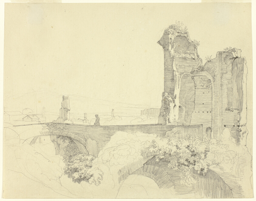 Bridge and Ruined Tower