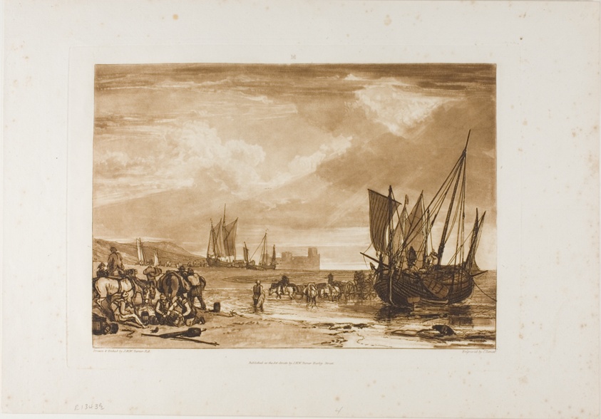 Scene on the French Coast, plate 4 from Liber Studiorum