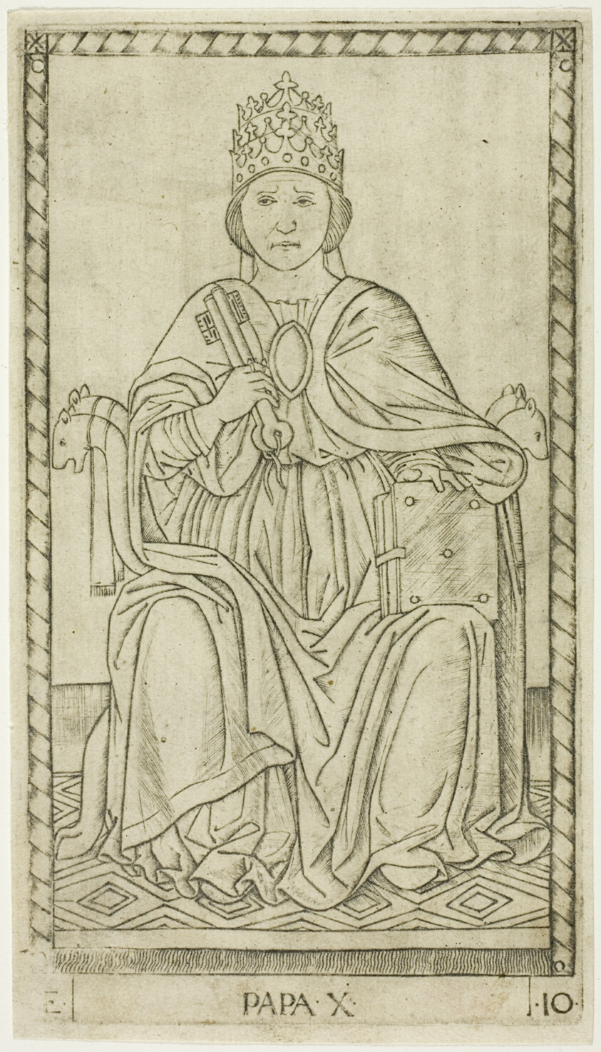 The Pope, plate ten from The Ranks and Conditions of Men