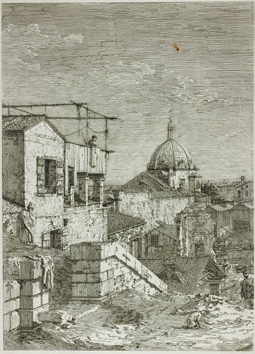 The House with the Inscription and The House with the Peristyle, from Vedute