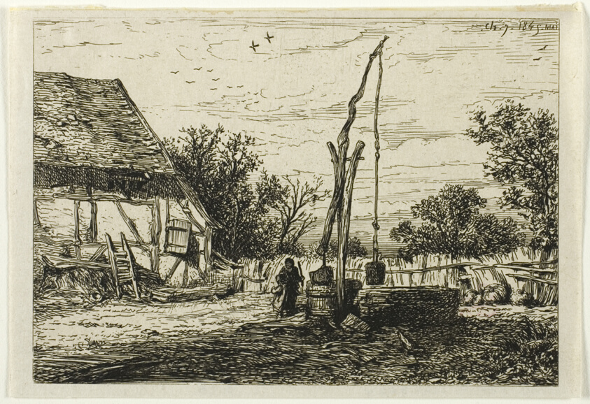 Well in a Farm Courtyard