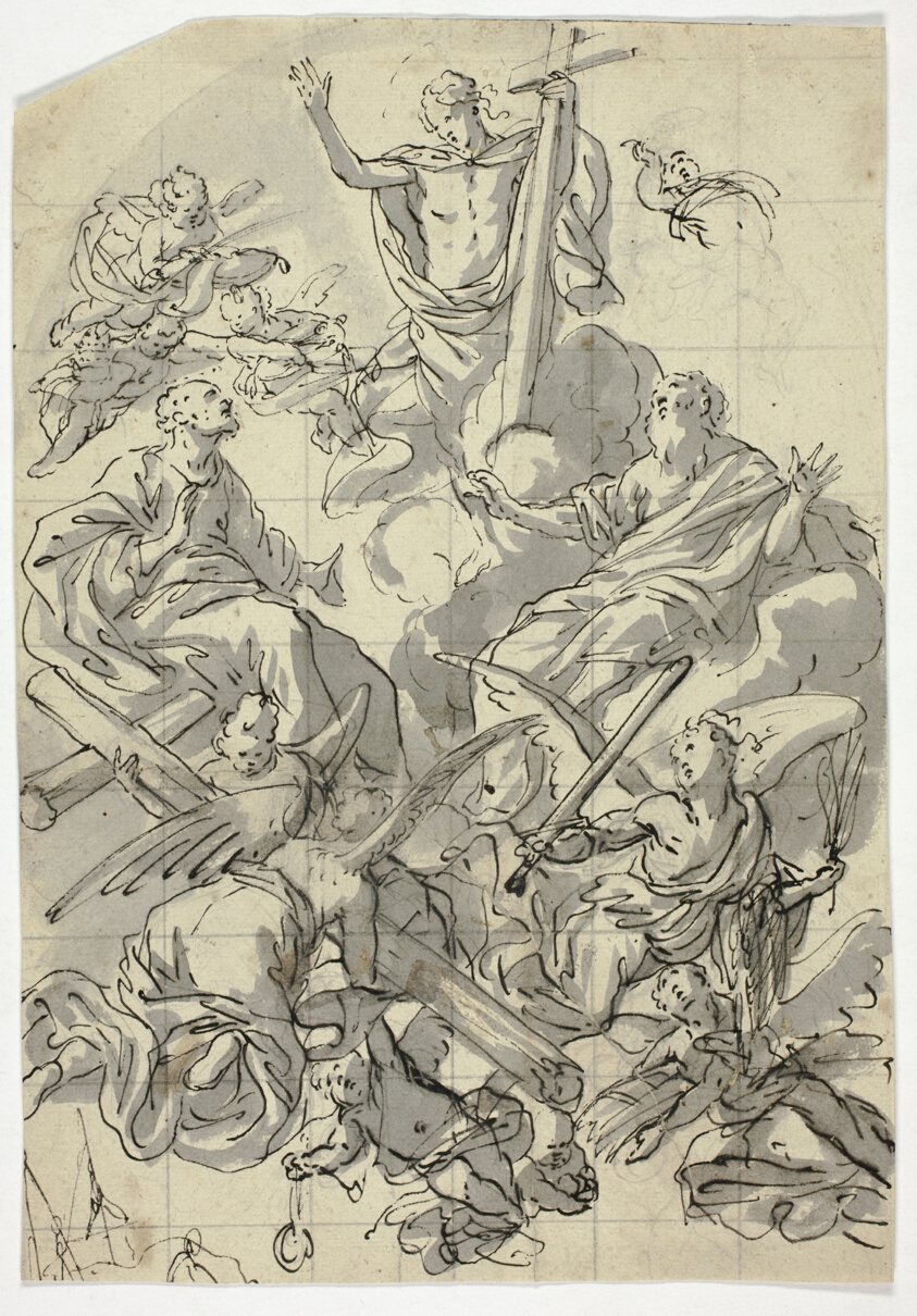 Christ in Glory with Saints Peter and Paul