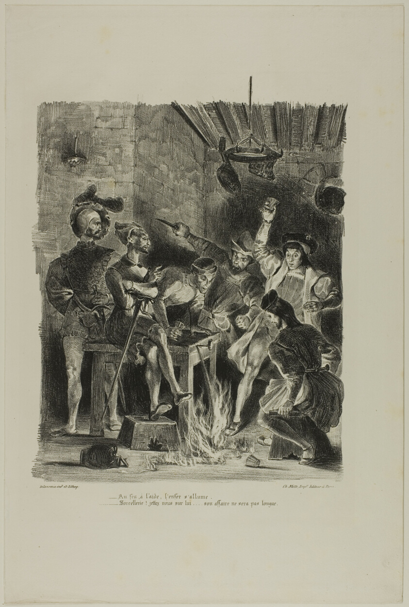 Mephistopheles at the Students' Inn, from Faust