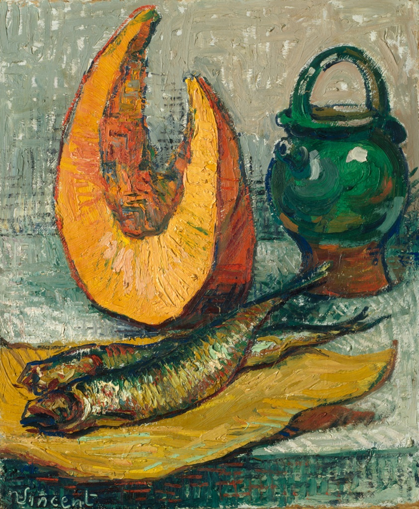 Still Life: Melon, Fish Jar