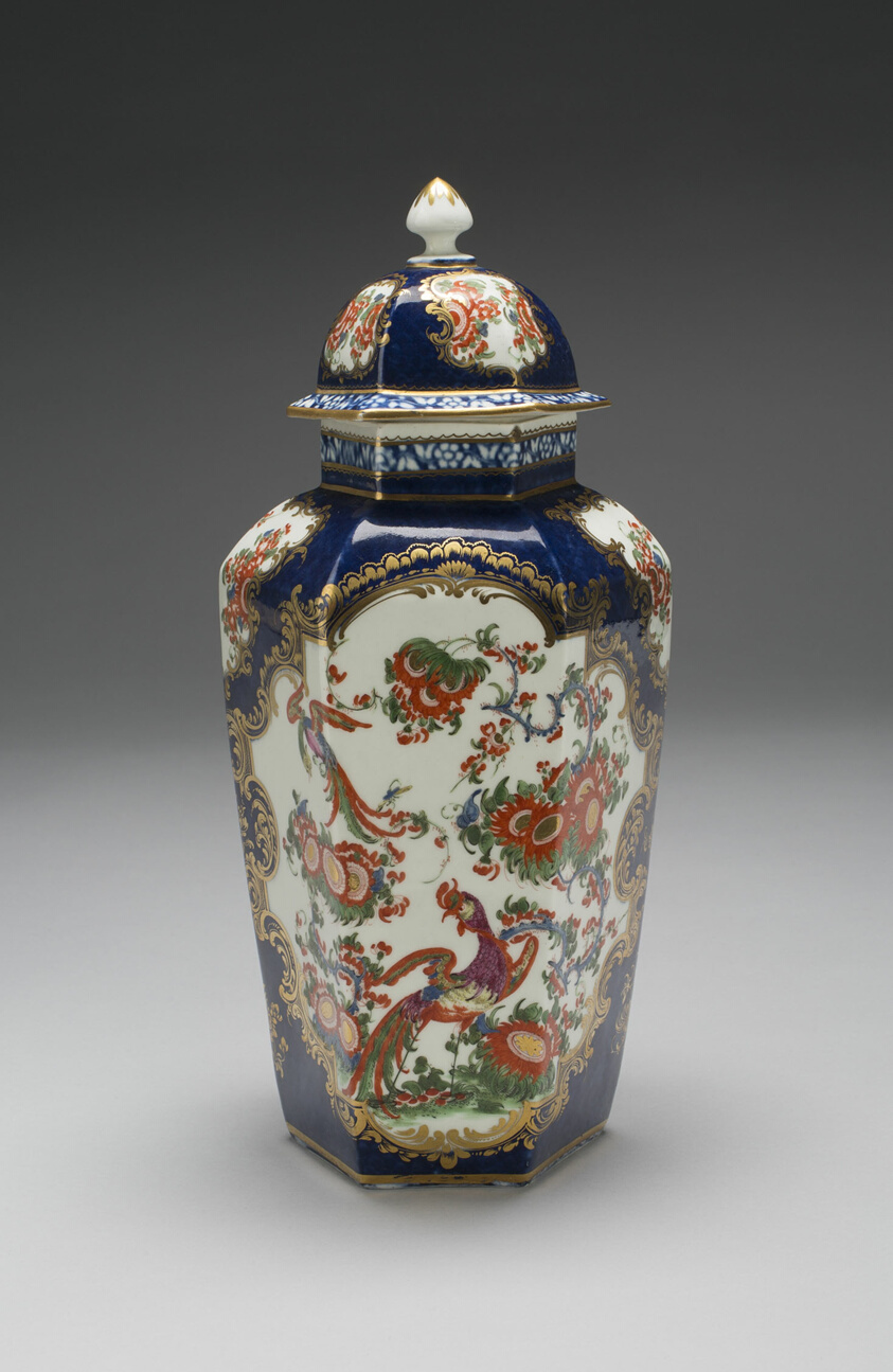 Vase with Cover (one of a pair)