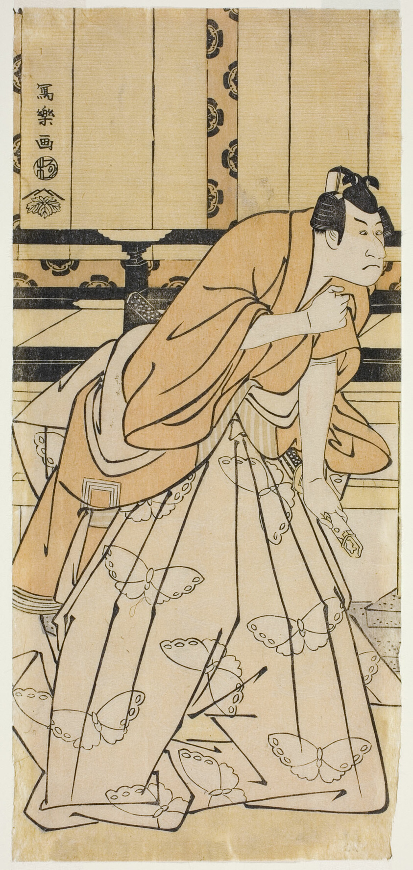 The Actor Ichikawa Danjuro Vl as Soga no Goro Tokimune (Rokudai-me Ichikawa Danjuro no Soga no Goro Tokimune)