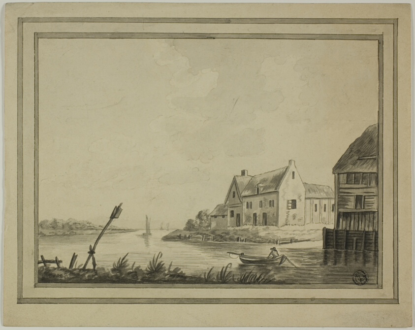 Houses on River or Canal
