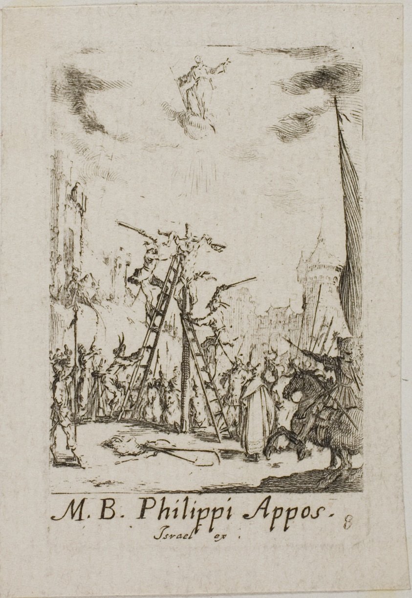 Martyrdom of Saint Phillip, plate eight from The Martyrdoms of the Apostles