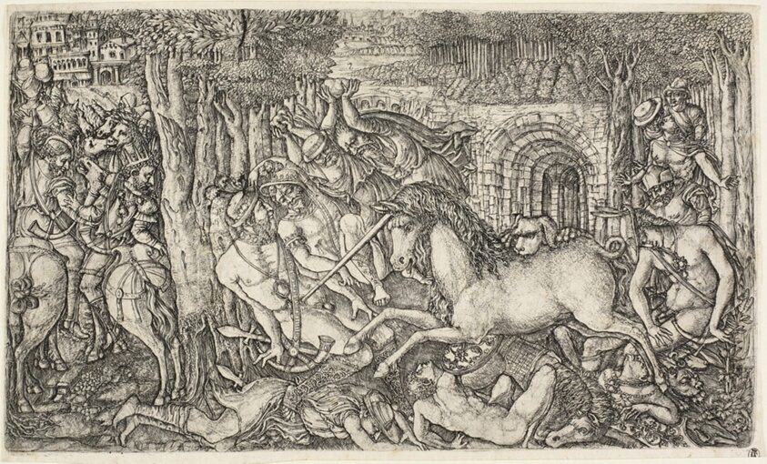 A King Pursued by the Unicorn