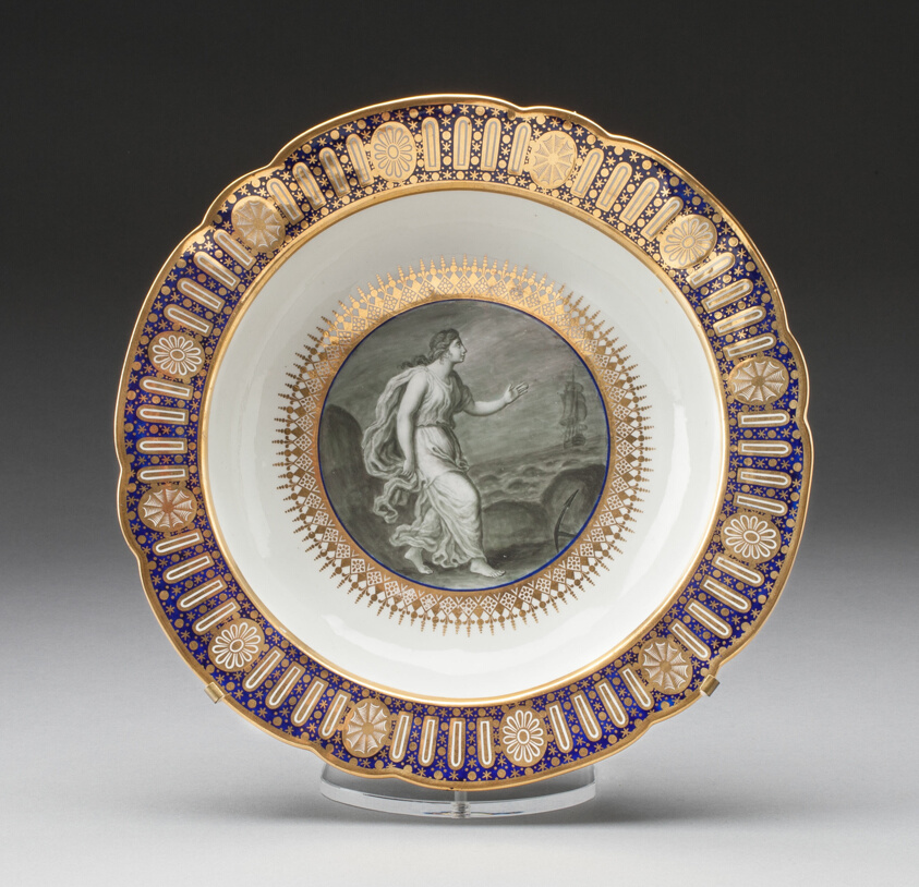 Soup Plate from the "Hope Service" Made for the Duke of Clarence