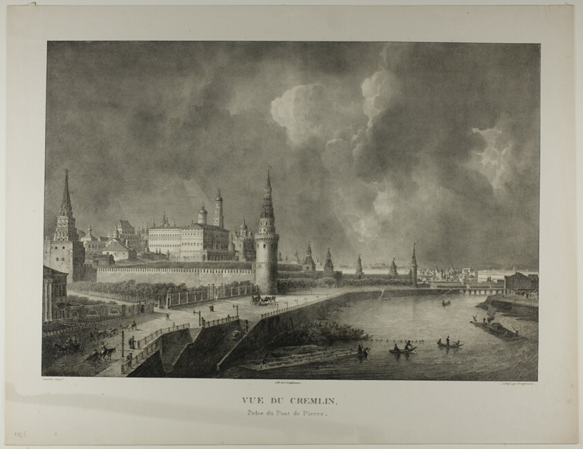View of the Kremlin from the Stone Bridge, from Views of Moscow