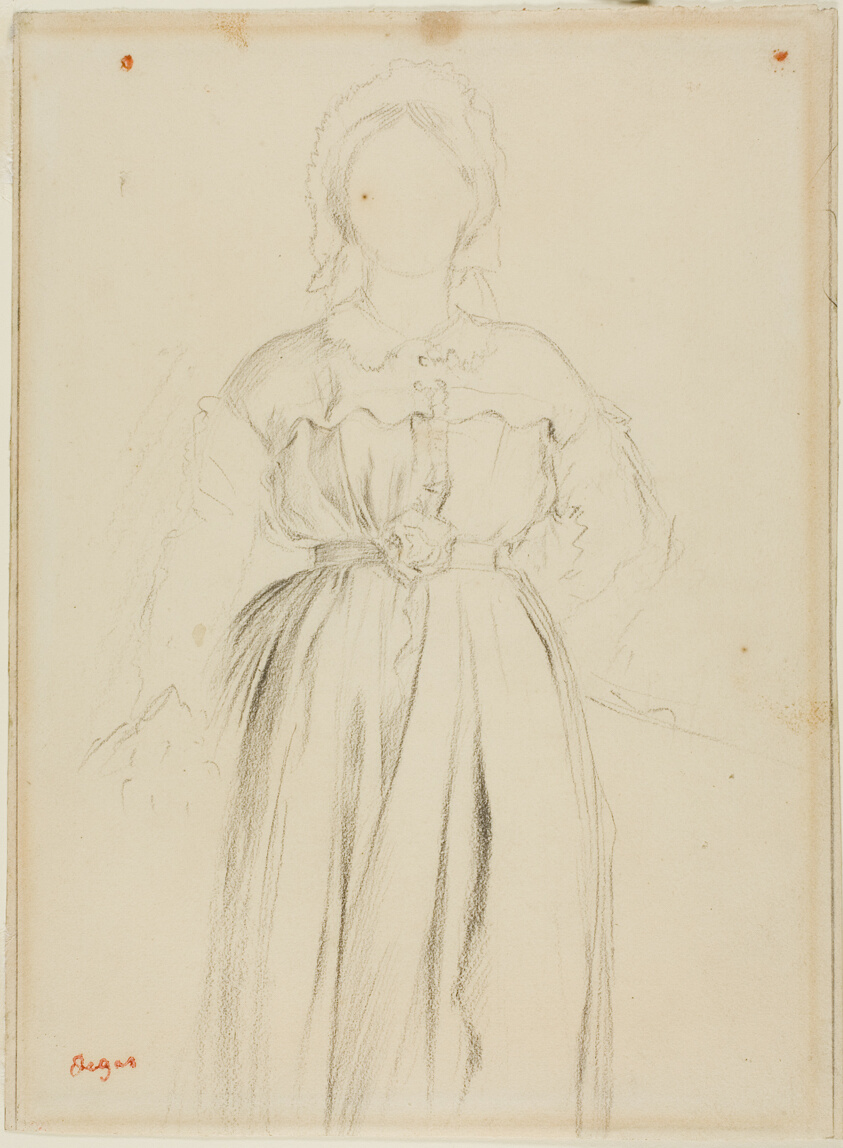 Study for a Portrait of Marguérite de Gas
