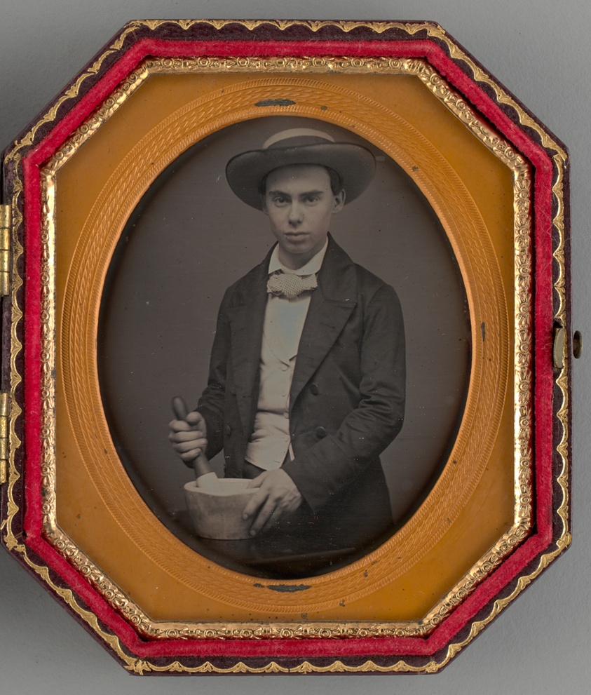 Untitled (Portrait of a Boy Holding a Mortar)