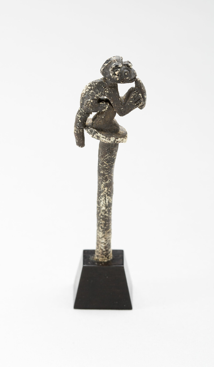 Stopper or Spoon with Figure of Monkey [Broken at Bottom]