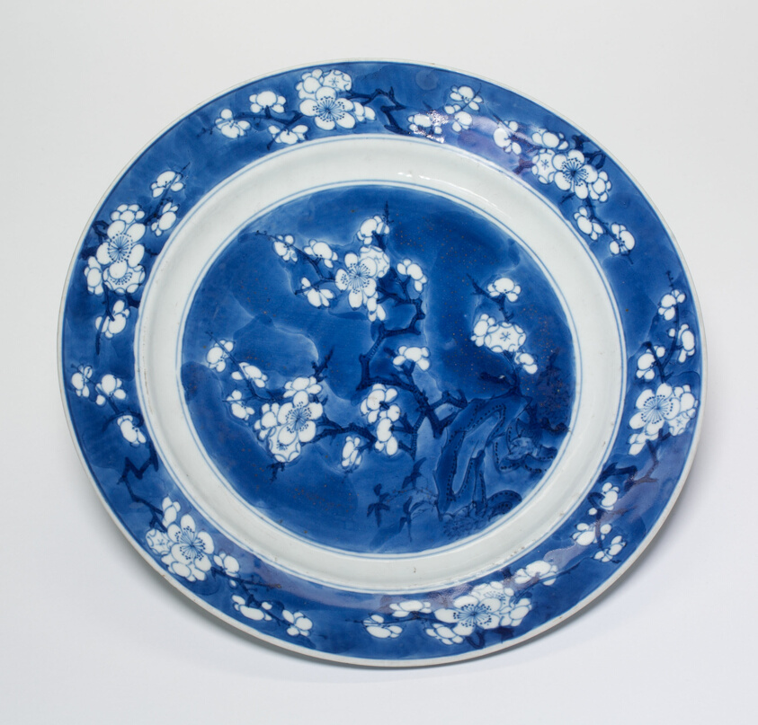 Dish with Plum Flowers