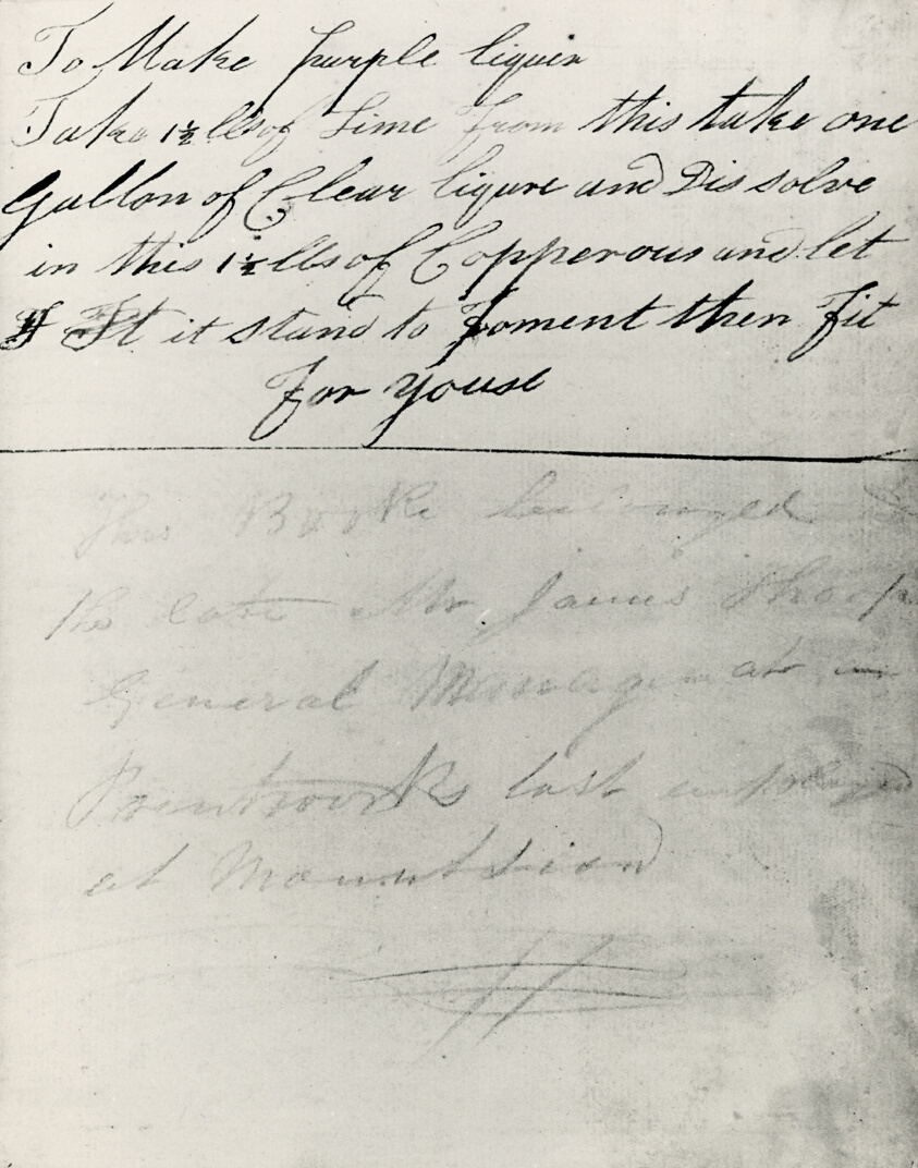 Book of Dye Recipes