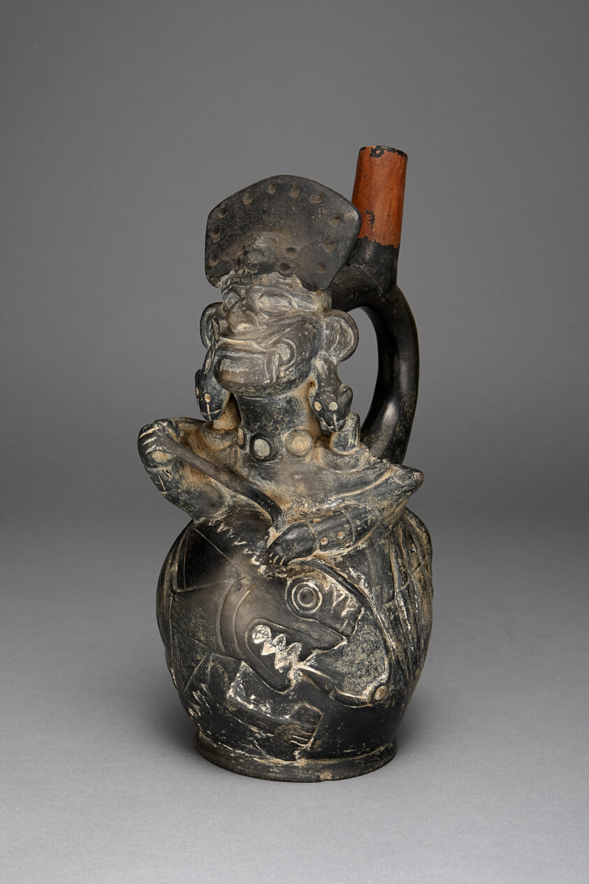 Vessel in the Form of a Figure, Possibly Ai-Apec, Fishing