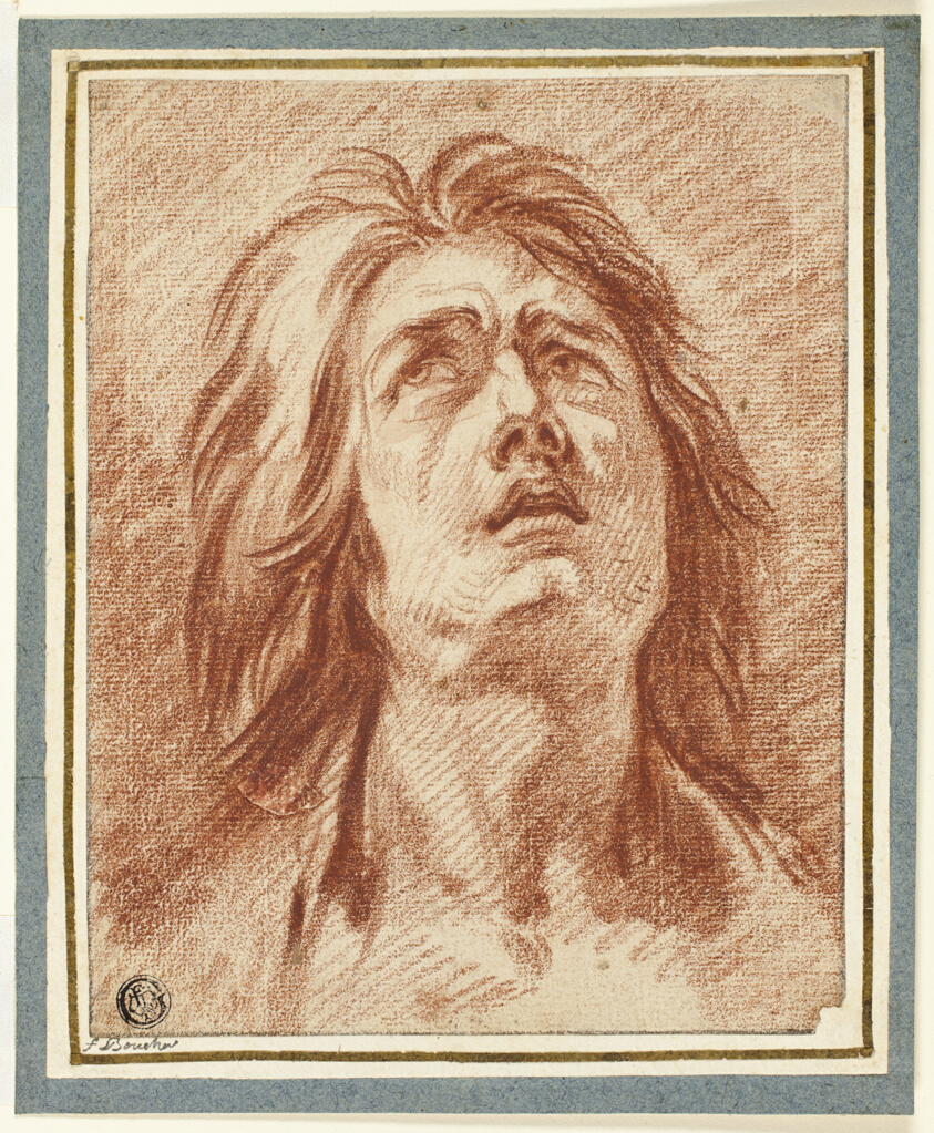 Distress: Head of a Woman Looking Upwards