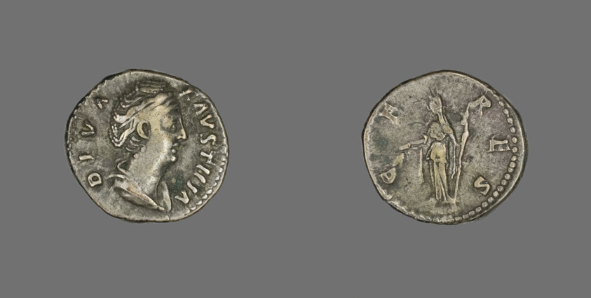 Denarius (Coin) Portraying Empress Faustina