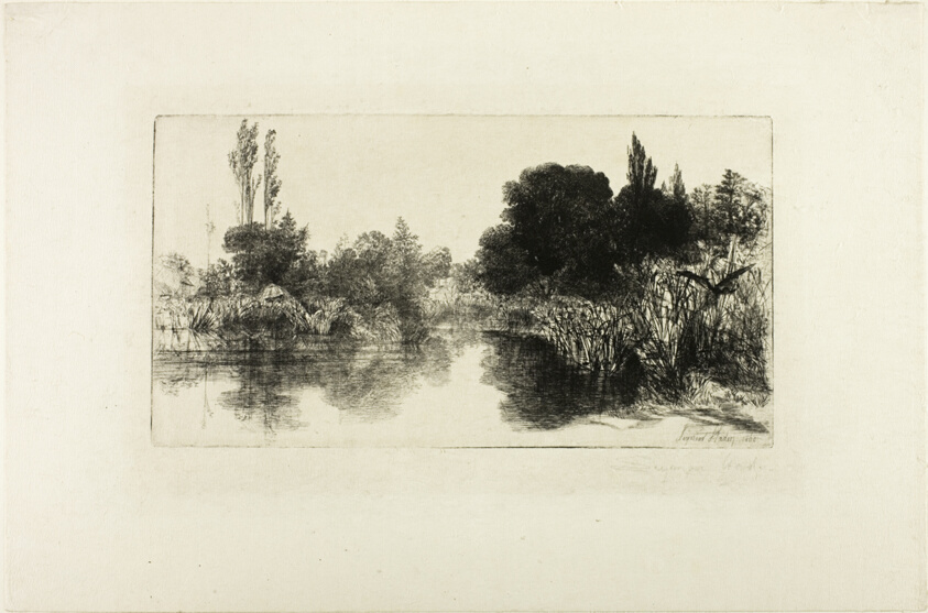 Shere Mill Pond, No. II (large plate)