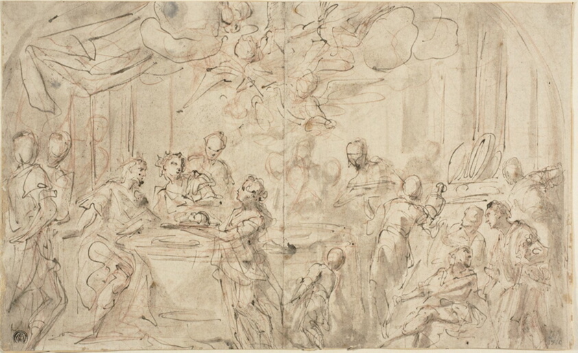 Salome with the Head of Saint John the Baptist Before Herod