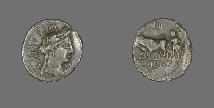 Denarius (Coin) Depicting the Goddess Ceres