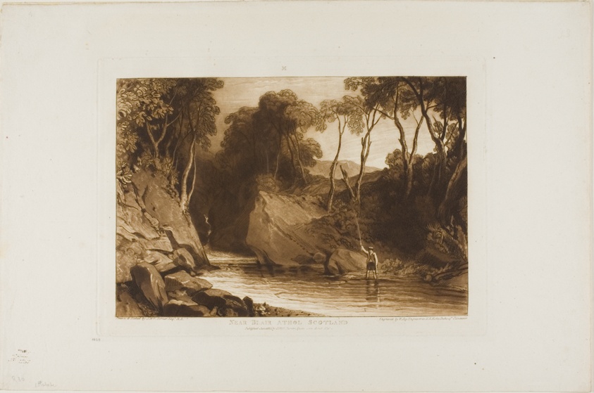 Near Blair Athol, plate 30 from Liber Studiorum